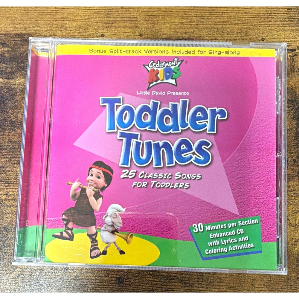 Cedarmont Kids - Toddler Tunes CD Album 2004 Children's Sing-Along Enhanced